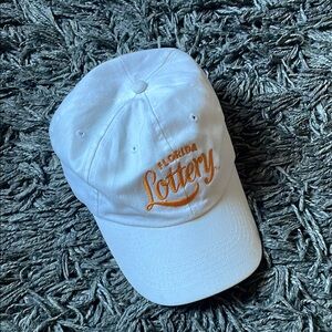 White Florida Lottery Cap